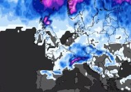 英国降雪：新地图显示可怕的零下12摄氏度的北极风暴将在几天内袭击英国